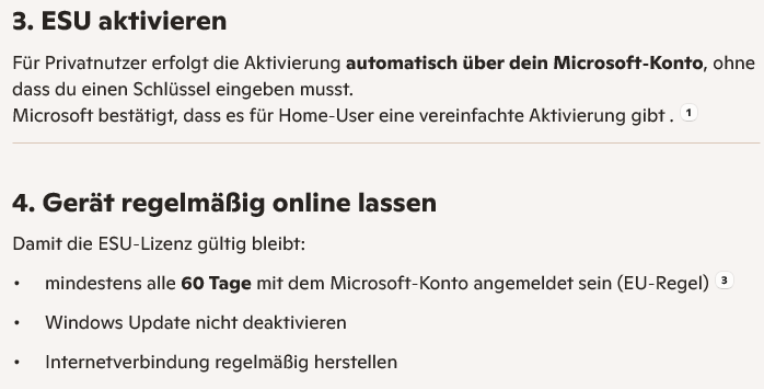 ESU für Windows 10